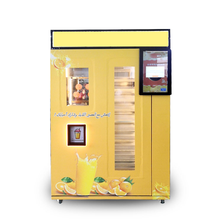 Orange juice vending machine